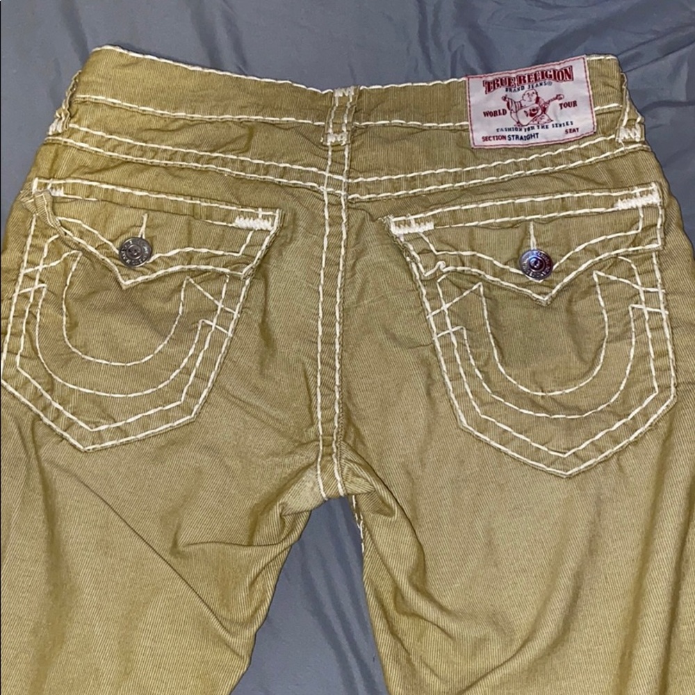 True religion corduroy pants 32
